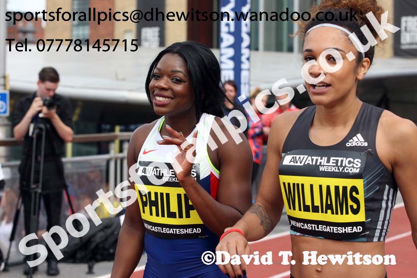 Womens 100 metres, The Great North CityGames. Photos: David T. Hewitson/Sports for All Pics